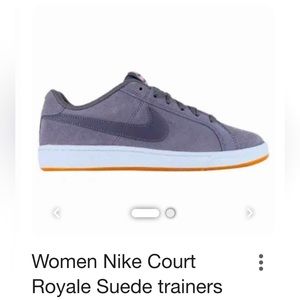 Women’s Nike court suede shoe